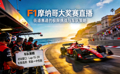 F1摩纳哥大奖赛直播：街道赛道的极限挑战与车队策略